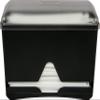 San Jamar Junior Bulk Straw Dispenser Holds 250 Straws for Restaurants, Dining Halls, and Fast Food, Plastic, 5 x 10.5 x 8.75 Inches, Black view 3
