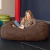 Jaxx Sofa Saxx 4-Foot Bean Bag Lounger, Chocolate view 3
