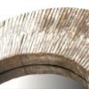 KOUBOO Round Capiz Seashell Sunray Wall Mirror, Gold Hue view 2