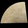 Cappiccino Marble Both Side Polished Bathroom Corner Shelf 9''x9'' view 1