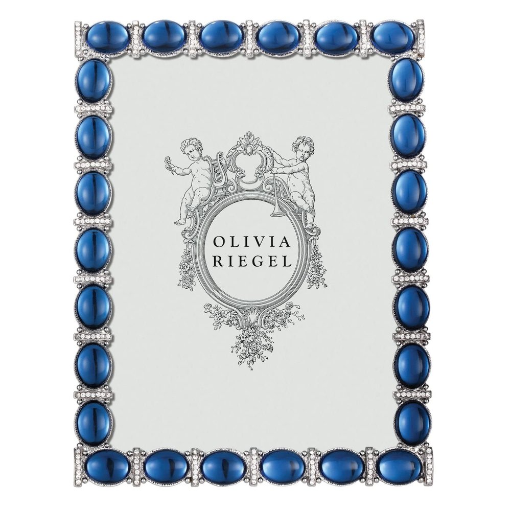 ESSEX Austrian Crystal & Sapphire 4x6 frame by Olivia Riegel - 5x7