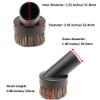 MaximalPower Soft Bristle Vacuum Brush Universal Vacuum Dust Brush Round Dusting Brush Vacuum Attachment Tool for Most Vacuum Cleaners Accessories 1.25" 1-1/4" 32mm view 2