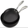 Scanpan Pro IQ 2 piece Nonstick Fry Pan Set (Included 9.5" & 11" Fry Pans) - Compatible with All Cooktops, Induction Ready, Metal Utensil Safe, Oven Safe to 500F, Dishwasher Safe view 1