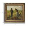 Gerffert Collection The Angelus Religious Framed Portrait Print, 13 Inch (Ornate Gold Tone Finish Frame) view 2