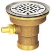 Fisher 65676 DrainKing Waste Valve With Vandal Resistant & stainless steel flat strainer view 1