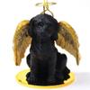 Labradoodle Black Pet Angel Ornament view 1
