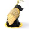 Labradoodle Black Pet Angel Ornament view 2