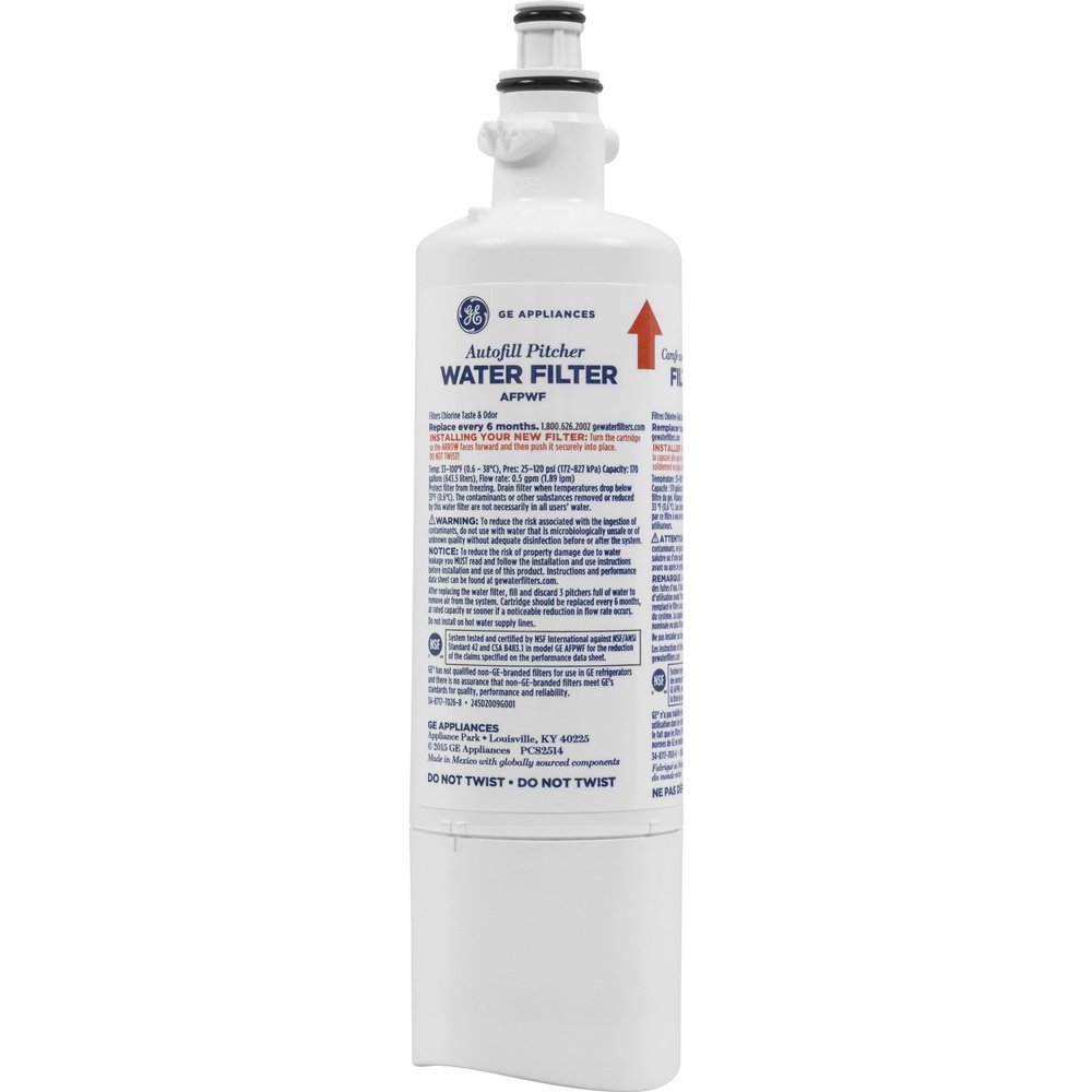GE AFPWF Auto Fill Pitcher Water Filter , White