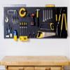 WallPeg Pegboard Kit - 4 Each 24"x16" Peg Board Panels - Made in USA - Mounted Size is 64" x 24" Pegboards Wall Organizer for Walls Home, Garage Tool Storage, Office Organization, Kitchen, Craft Room view 3