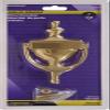 Hardware Essentials 852393 Bright Brass Door Knocker, 7-Inch view 2