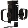 Hardware Essentials 852505 Hardware Essentials Black Swinging Door Latches - for 3/4" to 2-1/4" Door view 1