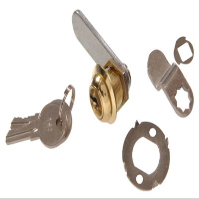 Hardware Essentials 853104 Keyed Alike Door and Utility Cam Door Locks Brass 3/4'