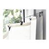 Wire Cable Curtain Rod System with Clips view 1
