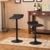 Roundhill Furniture Belham Swivel Black Bonded Leather Adjustable bar Stool. Set of 2 view 3