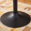 Roundhill Furniture Belham Swivel Black Bonded Leather Adjustable bar Stool. Set of 2 view 4