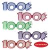 Beistle 100 Glittered Foil Eyeglasses  25 Pack, Assorted Color Novelty Party Glasses, Lightweight Glitter Frames for Milestone Birthday Celebrations, Anniversary Parties, & Group Events view 3