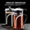 OVENTE French Press Coffee Maker, 34oz Heat Resistant Borosilicate Glass, BPA-Free Brewing Pot with 4-Level Filter System and Stainless Steel Plunger for Cold Brew Coffee, Tea and More, Clear FGC34T view 2