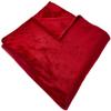 Elegant Comfort Micro-Fleece Ultra Plush Luxury Solid Blanket, King, Burgundy view 1