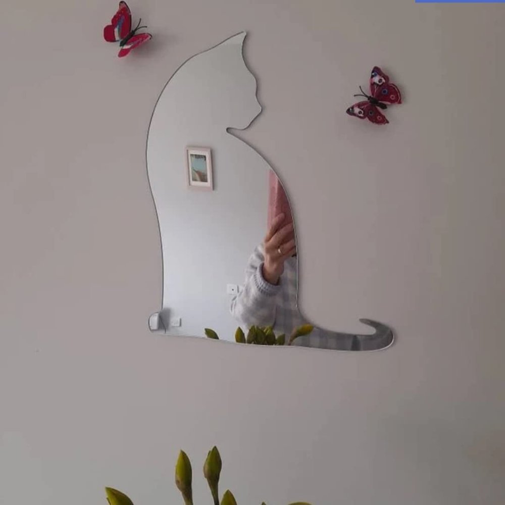 Super Cool Creations Cat Mirror - 50cm x 42cm