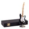 Broadway Gift Black Electric Guitar Music Instrument Miniature Replica with Case,Multicolor - Size 7 in. view 1