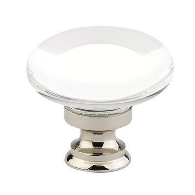 Emtek 86567US26 Providence 1.375 in Cryst, Bright Chrome