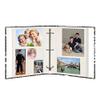 Magnetic Self-Stick 3-Ring Photo Album 100 Pages (50 Sheets), Black & White Words Design view 3