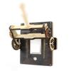 Green Tree Jewelry Steampunk Decora Rocker Throw Switch Black Wood Light Switch Plate Cover view 1