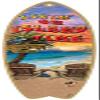 SJT ENTERPRISES, INC. Livin' on Island time 5" x 16" Surfboard Wood Plaque Featuring The Artwork of Michael Messina (SJT96235) view 1