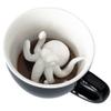 Creature Cups CTHULHU Ceramic Cup (11 Ounce, Black Exterior) - Creepy Cups - Hidden 3D Animal Inside Mug Emerges As You Drink- Birthday, Halloween, Spooky Drinkware Gift for Coffee & Tea Lovers view 1