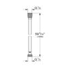 Grohe 28364000 Starlight Chrome Shower Hose view 4
