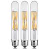 Leools T10 Led Bulbs,12W Dimmable Tubular Led Bulb,100 Watt Equivalent Edison Style Vintage LED Filament Light Bulb, E26 Long Tube Bulb,2700K Soft Warm White,7.3in(185mm),3-Pack. view 1