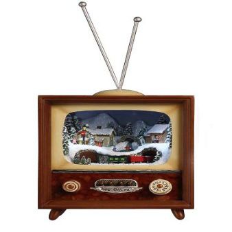 Vertical Christmas TV Box