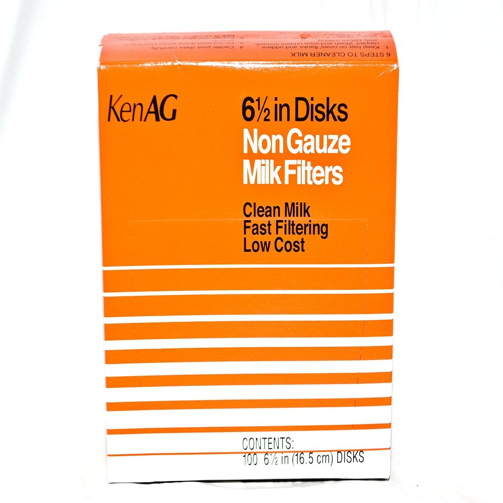 6-1/2" Milk Filter Disks Non-Gauze 100pk, D110 (1)