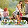 2 Pack Inflatable Serving Bar Buffet Cooler - Ice Tray for Food & Drinks, Portable for Parties, BBQ, Picnic, Pool Keep Cold All Day Reusable & Leak-Proof Summer Essentials view 2