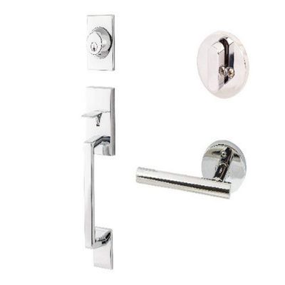 Sure-Loc Hardware KN507/JU 26 Koln Door Handleset with Juneau Lever