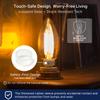 FLSNT 60W Equivalent LED Chandelier Light Bulbs, Dimmable, E12 Base, Clear B11 LED Filament Candelabra Bulbs, 2700K Soft White, 6 Pack view 3