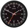 Trintec 12 & 24 Hour Military Time Swl Zulu Time 24hr Wall Clock 10" - Black Dial DSP01 view 1