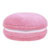 ChezMax Macaron Pillow Plush Back Bolster Cushion Microbead Throw Pillow Case Round Seat Cushion Home Decor Pillow for Sofa Bedroom Office Dormitory Car 14.5" Pink view 1