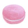 ChezMax Macaron Pillow Plush Back Bolster Cushion Microbead Throw Pillow Case Round Seat Cushion Home Decor Pillow for Sofa Bedroom Office Dormitory Car 14.5" Pink view 3