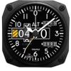 Trintec 2060 Series NV Aviation Altimeter Altitude Travel Alarm Clock 3.5" Sq view 1