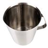 Measuring Cup, Stainless Steel Measuring Cups (64OZ/2 Liter- 8 Cup), Heavy-Duty Frothing Pitcher, Milk Frothing Pitcher Milk Frother Cup with Marking with Handle for Espresso Machines, Latte Art view 3