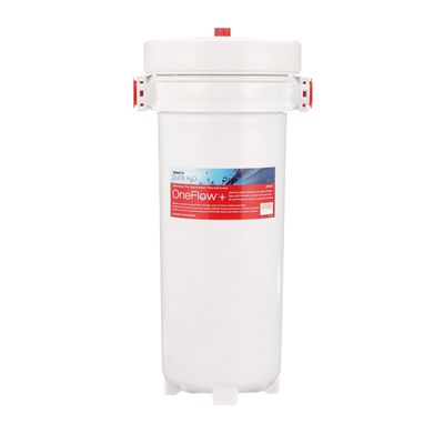 Watts OFPSYS OneFlow Plus Salt-Free Scale Prevention and Water Filtration System, Carbon Water Filter, Scale Reduction Cartridge, 1" NPT Inlet and Outlet Connections
