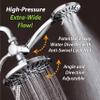 AquaDance 7" Premium High Pressure 3-Way Rainfall Combo for The Best of Both Worlds - Enjoy Luxurious Rain Showerhead and 6-Setting Hand Held Shower Separately or Together - Chrome Finish - 3328 view 4