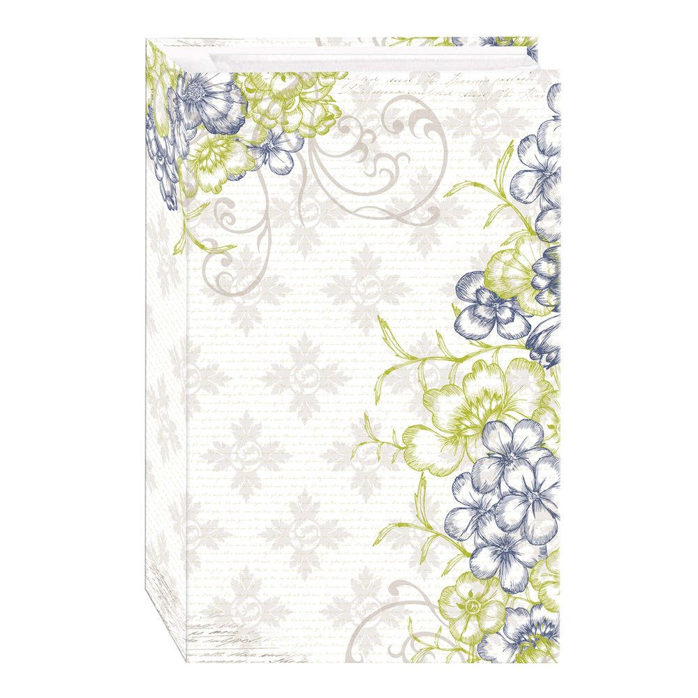 3-Ring Photo Album 504 Pockets Hold 4x6 Photos, Cobalt Breeze Design