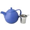 FORLIFE Curve Teapot with Infuser, 45-Ounce, Blue view 2