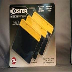 LG Coster Steel Auto Body Spreaders, 3-Pack, 4" Cheese Spreaders