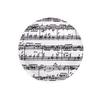 Music Notes Cake Plate - Thick Plastic for Heavier Items view 1