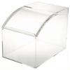 2-gallon Bulk Food Bin for Counters, Clear Acrylic Candy Dispenser with Sliding Door view 2