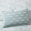 Harbor House Modern Design Decorative Pillow Hypoallergenic Sofa Cushion Lumbar, Back Support, Oblong 12" x 20", Maya Bay, Cotton Blue view 3