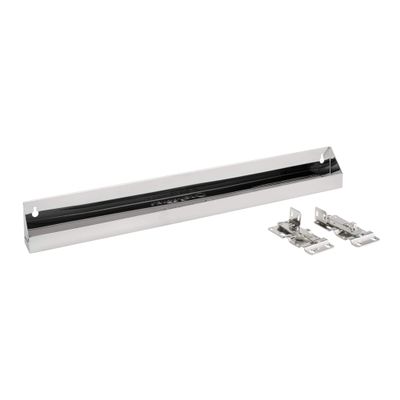 Rev-A-Shelf 25" Slim Tip-Out Sink Tray for Kitchen and Bathroom Base Cabinets, Large Pull Out Stainless Steel Storage Organizer, Silver, 6541-25-52